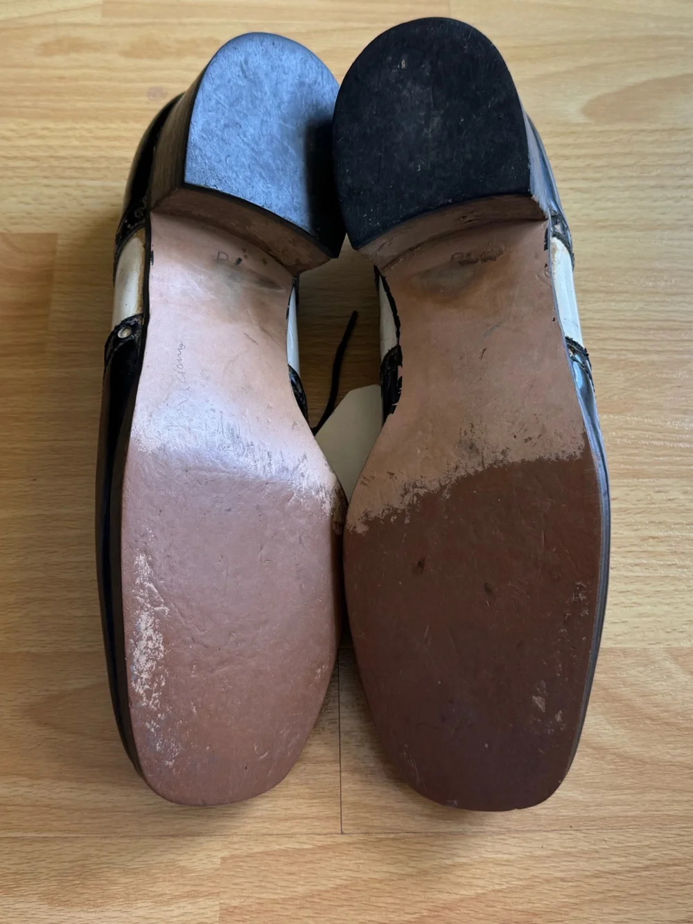 Vintage tuxedo shoes